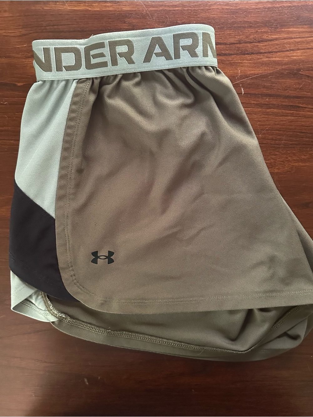 LG Women’s Athletic Shorts in Olive and Black